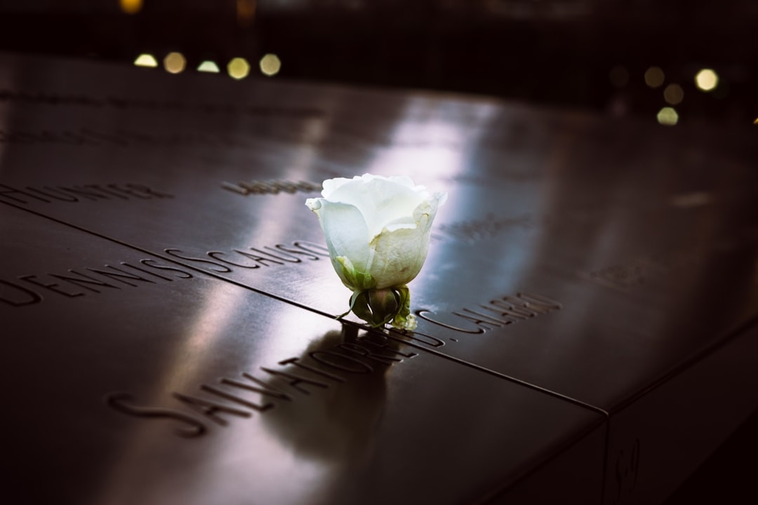 Secular memorial flower etiquette